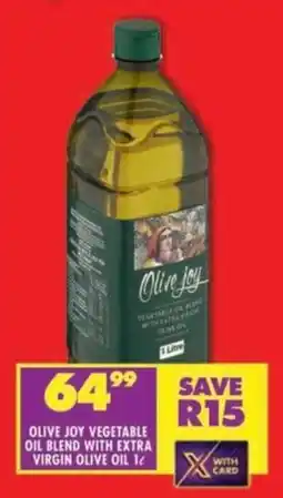 Shoprite Olive joy vegetable oil blend with extra virgin olive oil offer