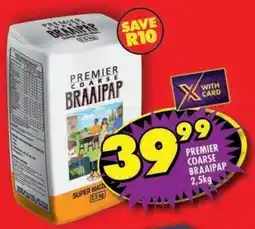 Shoprite Premier coarse braaipap offer