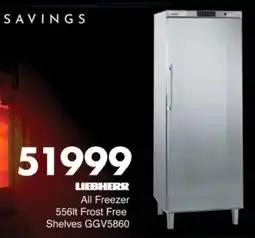 Save Hyper Liebherr All Freezer Frost Free Shelves offer