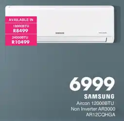 Save Hyper Samsung Aircon 12000BTU Non Inverter AR3000 offer