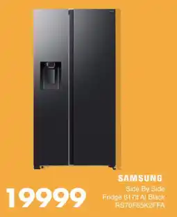 Save Hyper Samsung Side By Side Fridge AI Black offer