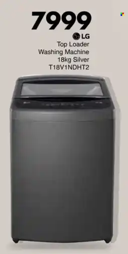 Save Hyper LG Top Loader Washing Machine Silver offer