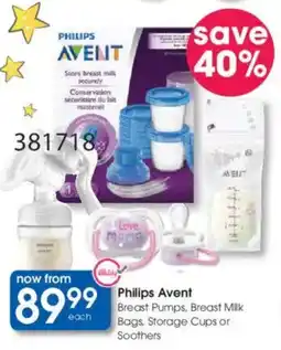 Clicks Philips Avent Breast Pumps, Breast Milk Bags, Storage Cups or Soothers offer