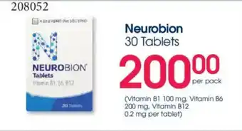 Clicks Neurobion Tablets offer