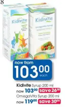 Clicks Kidivite Syrup offer