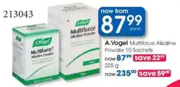 Clicks A.Vogel Multiforce Alkaline Powder Sachets offer