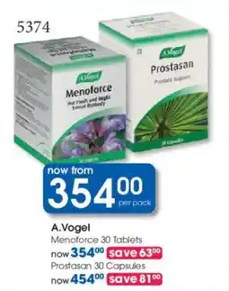 Clicks A.Vogel Menoforce Tablets offer