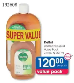 Clicks Dettol Antiseptic Liquid Value Pack offer