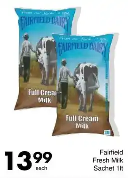 Save Hyper Fairfield Fresh Milk Sachet offer