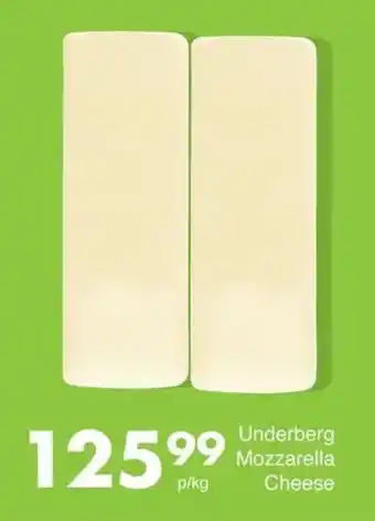 Save Hyper Underberg Mozzarella Cheese offer
