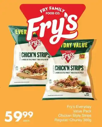 Save Hyper Fry's Everyday Value Pack Chicken Style Strips Regular/ Chunky offer
