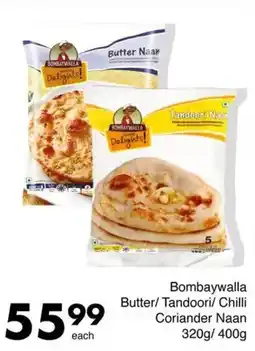 Save Hyper Bombaywalla Butter/ Tandoori/ Chilli Coriander Naan offer