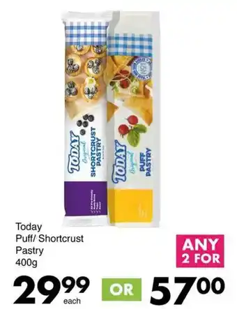Save Hyper Today Puff/ Shortcrust Pastry offer