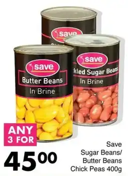 Save Hyper Save Sugar Beans/ Butter Beans Chick Peas offer