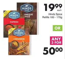 Save Hyper Hinds Spice Refills offer