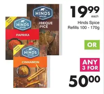 Save Hyper Hinds Spice Refills offer