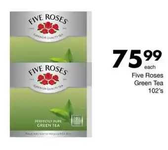 Save Hyper Five Roses Green Tea offer