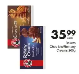 Save Hyper Bakers Choc-kits/ Romany Creams offer