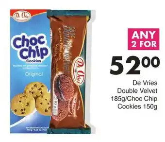 Save Hyper De Vries Double Velvet/ Choc Chip Cookies offer