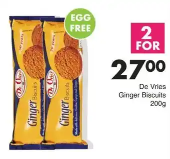 Save Hyper De Vries Ginger Biscuits offer