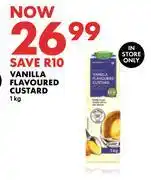 Woolworths Vanilla Flavoured Custard-1Kg offer