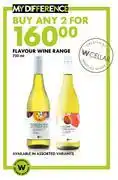 Woolworths Flavour Wine Range-For 2 x 750ml offer