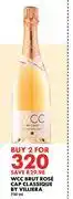 Woolworths WCC Brut Rose Cap Classique By Villiera-For 2 x 750ml offer