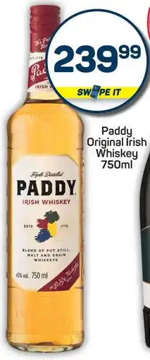 Pick n Pay Paddy Original Irish Whiskey offer