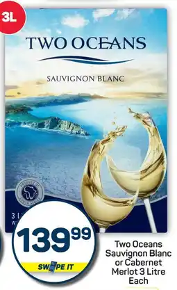 Pick n Pay Two Oceans Sauvignon Blanc or Cabernet Merlot offer