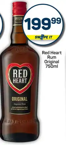 Pick n Pay Red Heart Rum Original offer