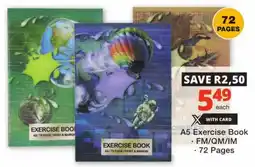 Checkers A5 Exercise Book offer