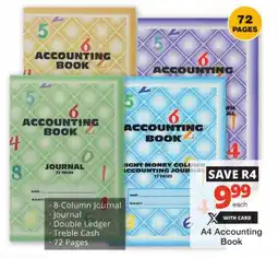 Checkers A4 Accounting Book offer