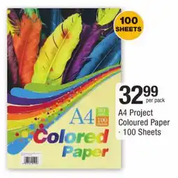 Checkers A4 Project Coloured Paper offer