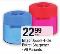 Checkers Imac Double-Hole Barrel Sharpener offer