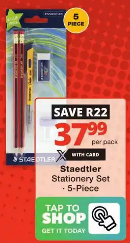 Checkers Staedtler Stationery Set offer