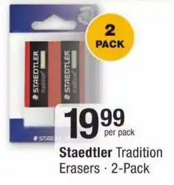 Checkers Staedtler Tradition Erasers offer