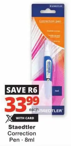 Checkers Staedtler Correction Pen offer
