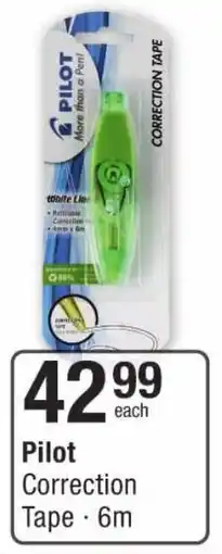 Checkers Pilot Correction Tape offer