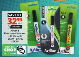 Checkers Artline Permanent Marker offer