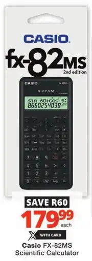 Checkers Casio FX-82MS Scientific Calculator offer