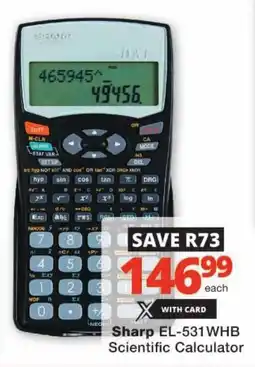Checkers Sharp EL-531 WHB Scientific Calculator offer