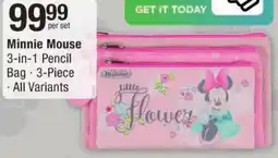 Checkers Minnie Mouse 3-in-1 Pencil Bag offer