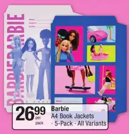 Checkers Barbie A4 Book Jackets offer