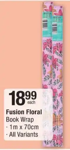 Checkers Fusion Floral Book Wrap offer