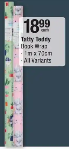 Checkers Tatty Teddy Book Wrap offer