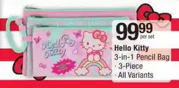 Checkers Hello Kitty 3-in-1 Pencil Bag offer