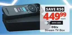 Checkers DStv Stream TV Box offer
