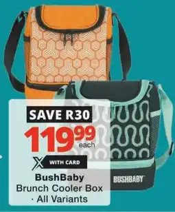 Checkers BushBaby Brunch Cooler Box offer