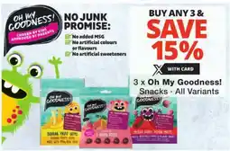 Checkers Oh My Goodness! Snacks offer