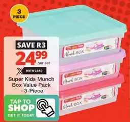 Checkers Super Kids Munch Box Value Pack offer